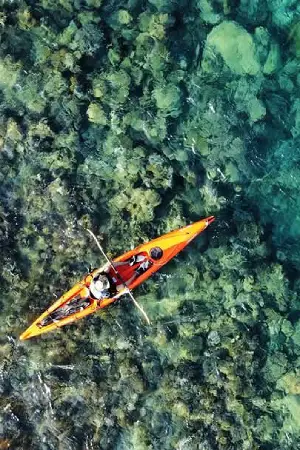 Fond marins vus du ciel
