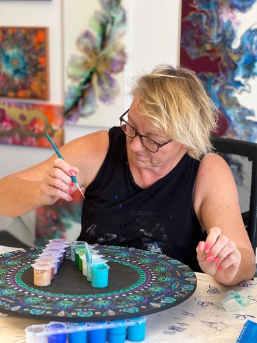 Caro painting mandala